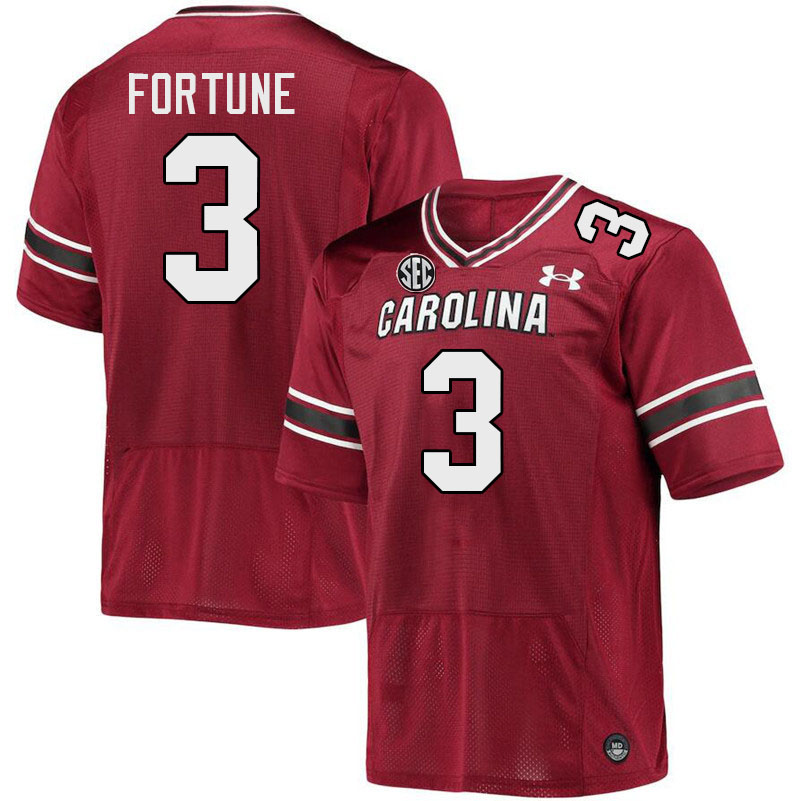 Men #3 O'Donnell Fortune South Carolina Gamecocks 2023 College Football Jerseys Stitched-Garnet